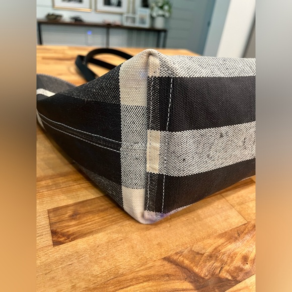 Authentic Burberry Coated Canvas Tote Bag - Picture 10 of 12
